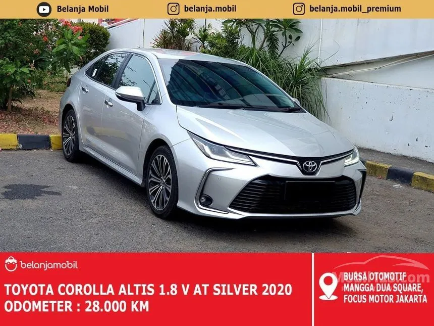 Jual Mobil Toyota Corolla Altis 2020 V 1.8 di Jawa Barat Automatic Sedan Silver Rp 283.000.000