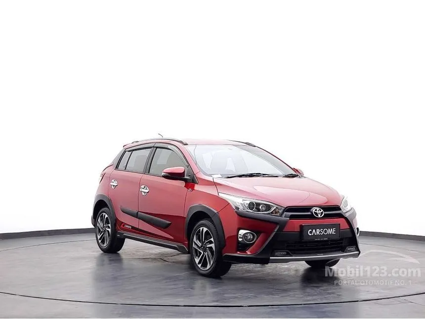 Jual Mobil Toyota Yaris 2017 TRD Sportivo Heykers 1.5 di Banten Manual Hatchback Marun Rp 164.000.000