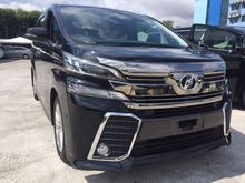 2016 Toyota Vellfire 2.5 MPV JBL 7 or 8 SEATER 2 POWER DOOR BLACK GREY + GST UNREG