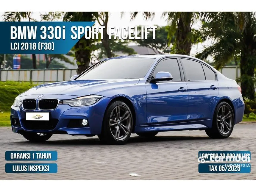 Jual Mobil BMW 330i 2018 M Sport 2.0 di DKI Jakarta Automatic Sedan Biru Rp 465.000.000