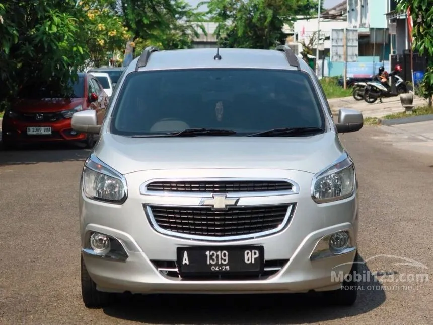 Jual Mobil Chevrolet Spin 2013 LTZ 1.5 di Banten Manual SUV Silver Rp 74.000.000