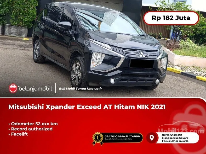 Jual Mobil Mitsubishi Xpander 2023 Exceed 1.5 di DKI Jakarta Automatic MPV Hitam Rp 182.000.000