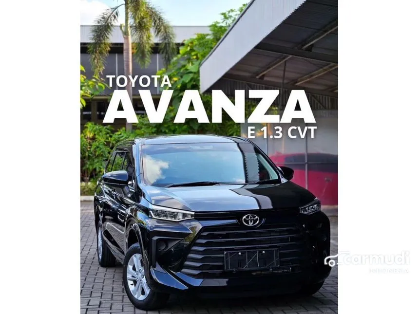 Jual Mobil Toyota Avanza 2024 E 1.3 di Banten Automatic MPV Hitam Rp 228.880.000