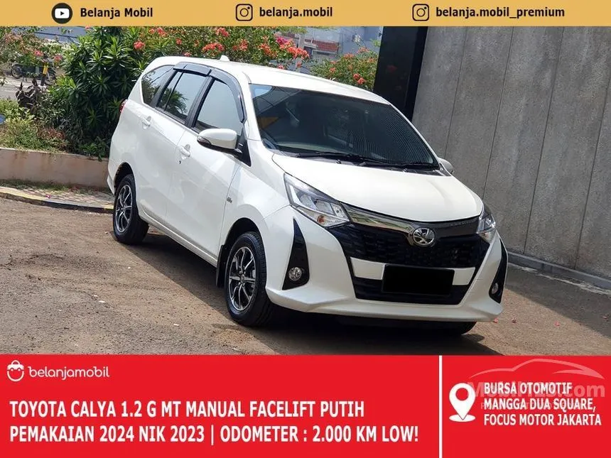 Jual Mobil Toyota Calya 2023 G 1.2 di DKI Jakarta Manual MPV Hitam Rp 135.000.000