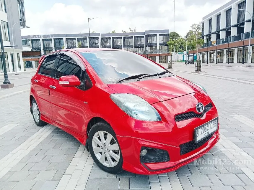 Jual Mobil Toyota Yaris 2013 S 1.5 di Banten Automatic Hatchback Merah Rp 128.500.000