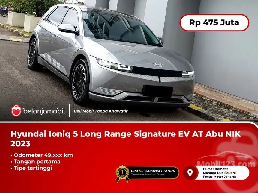 Jual Mobil Hyundai IONIQ 5 2023 Signature Long Range di DKI Jakarta Automatic SUV Abu