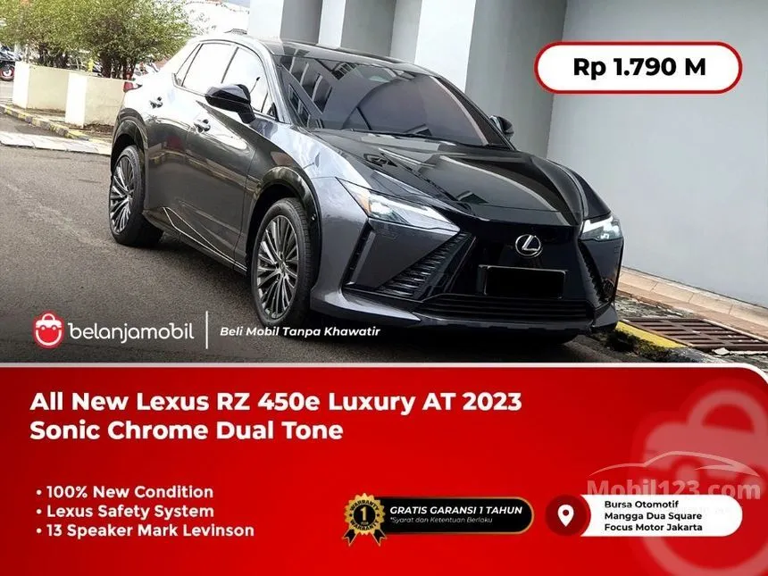 Jual Mobil Lexus RZ 450E 2023 Luxury di DKI Jakarta Automatic SUV Hitam Rp 1.790.000.000