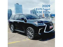 2009 Lexus LX 570 5.7 SUV Facelift Model 2020 Black on Beige ATPM LX 570 Fsport F Sport Hitam