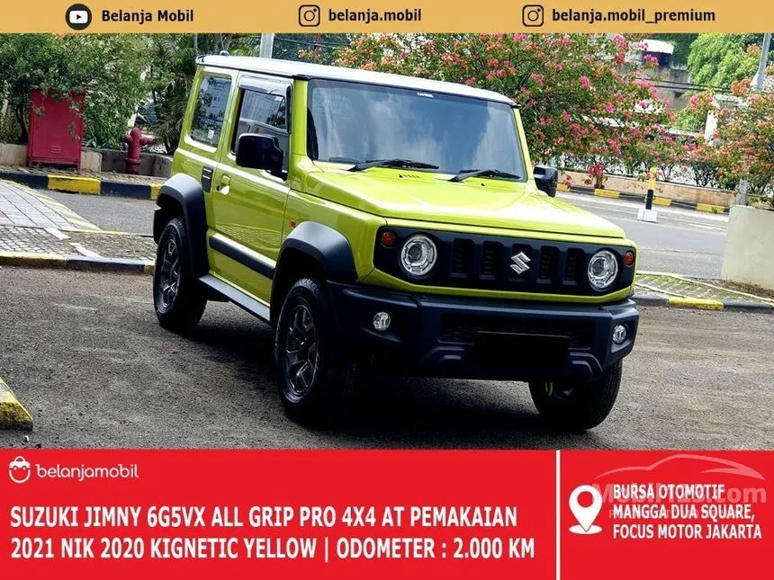 Jual Mobil Suzuki Jimny 2020 3 Door (1 Tone) 1.5 di DKI Jakarta Automatic SUV Kuning Rp 399.000.000
