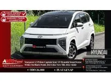 2022 Hyundai Stargazer 1.5 Prime MPV KM 26.000 Hyundai Stargazer 1.5 Prime Captain Seat AT Hyundai SmartSense White On Black Pemk 2023