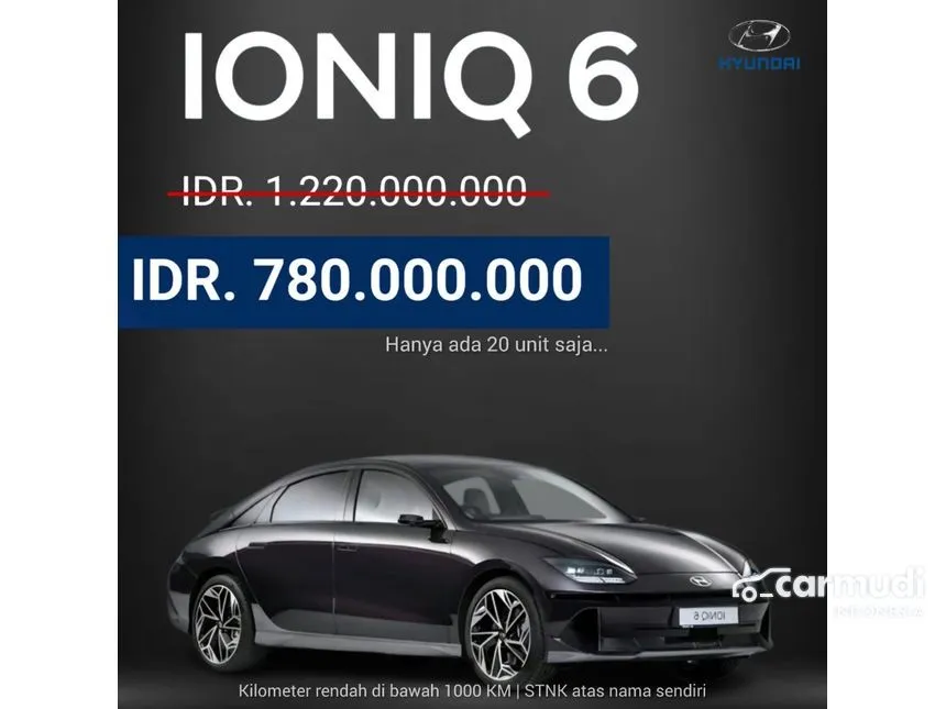 Jual Mobil Hyundai IONIQ 6 2023 di DKI Jakarta Automatic Fastback Hitam Rp 780.000.000