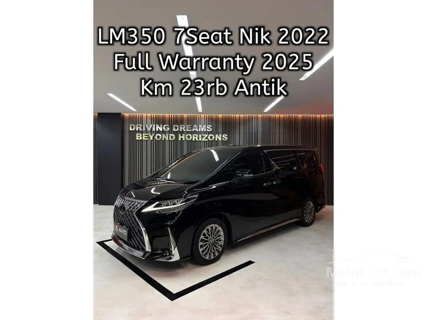 Jual Mobil Lexus LM 350 2022 4 Seater 3.5 di DKI Jakarta Automatic MPV Hitam Rp 1.525.000.000
