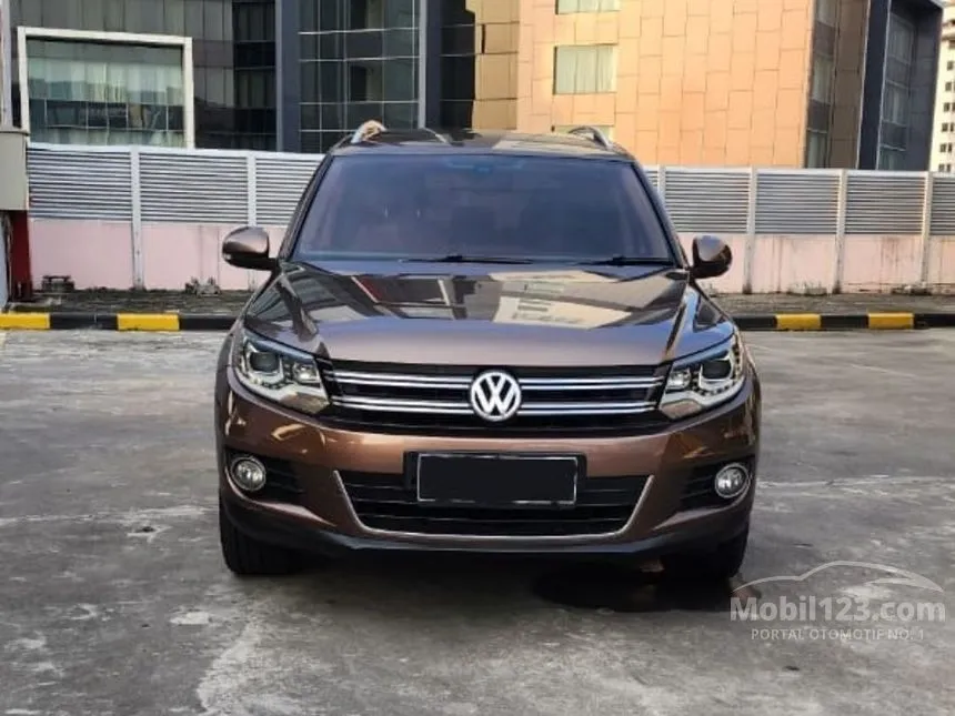 Jual Mobil Volkswagen Tiguan 2014 TSI 1.4 di DKI Jakarta Automatic SUV Coklat Rp 160.000.000