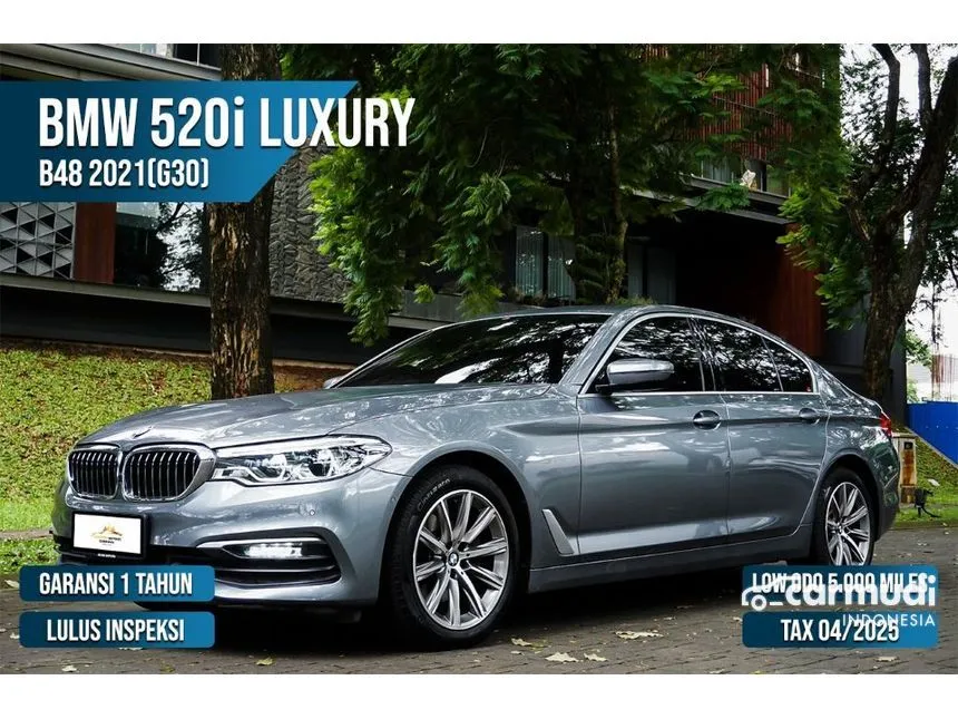 Jual Mobil BMW 520i 2020 Luxury 2.0 di Banten Automatic Sedan Abu