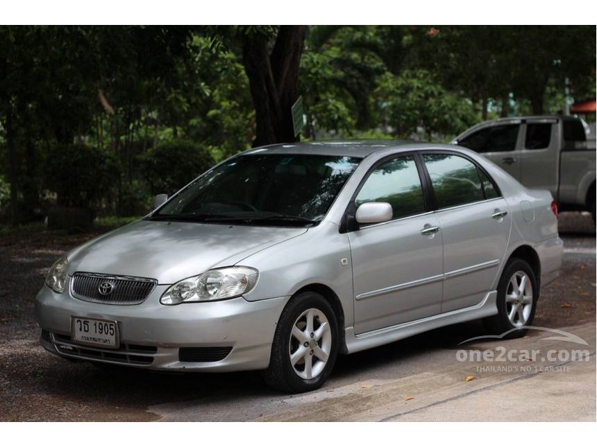 Toyota Corolla Altis 2002 E 1 6 In กร งเทพและปร มณฑล Automatic Sedan ส เง น For 109 000 Baht 6080992 One2car Com