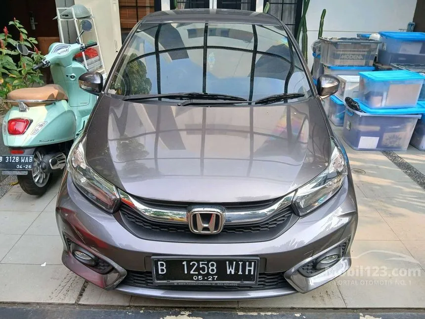 Jual Mobil Honda Brio 2022 E Satya 1.2 di Banten Automatic Hatchback Abu