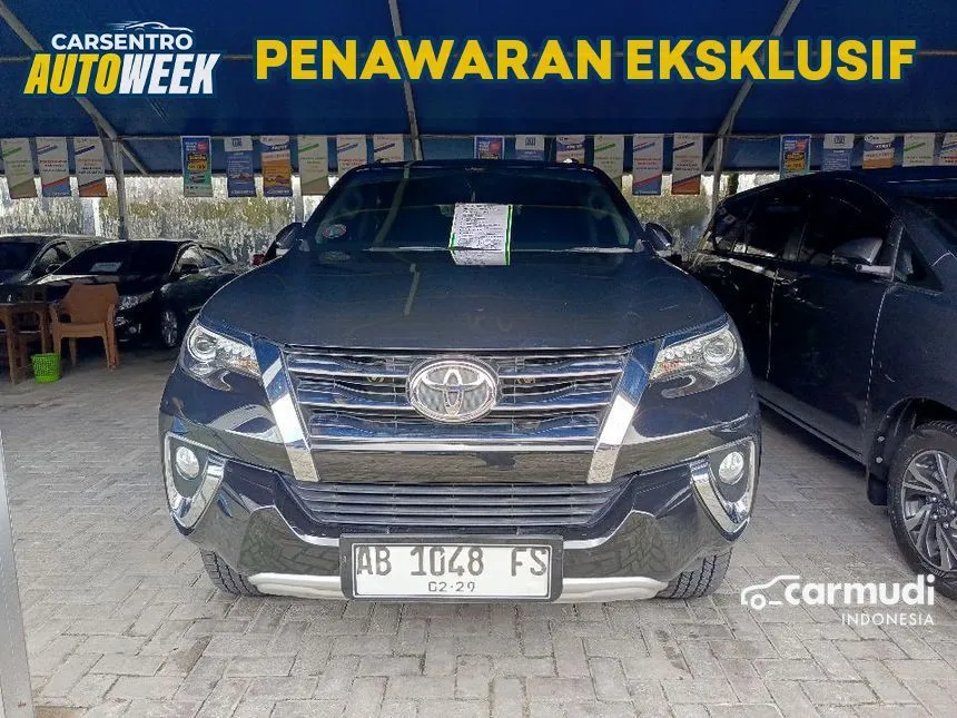 Jual Mobil Toyota Fortuner 2017 VRZ 2.4 di Yogyakarta Automatic SUV Hitam Rp 360.000.000