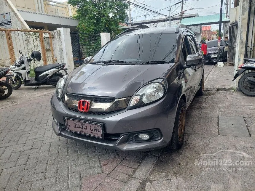 Jual Mobil Honda Mobilio 2016 E 1.5 di Jawa Timur Automatic MPV Abu