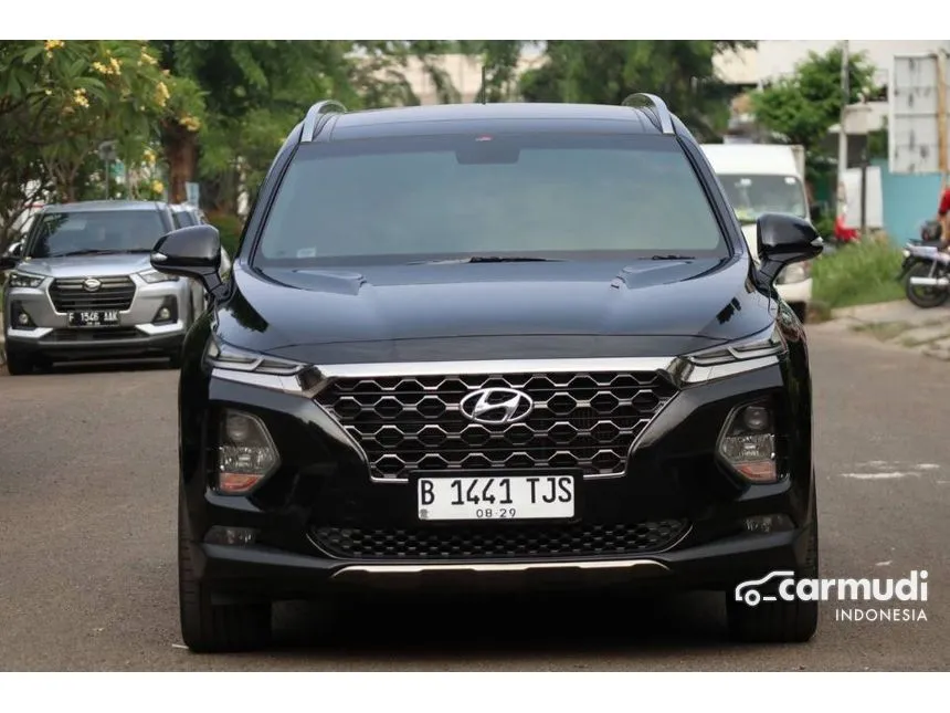 Jual Mobil Hyundai Santa Fe 2019 CRDi GRAND 2.2 di Banten Automatic SUV Hitam Rp 378.000.000