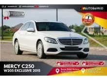 2015 Mercedes-Benz C250 2.0 Exclusive Sedan Garansi Mesin Transmisi 1 Tahun Bebas Tabrak Banjir