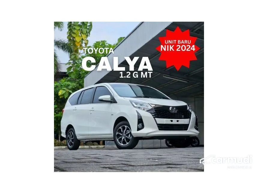 Jual Mobil Toyota Calya 2024 G 1.2 di DKI Jakarta Manual MPV Putih Rp 160.200.000