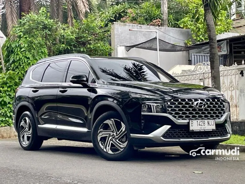 Jual Mobil Hyundai Santa Fe 2022 CRDi Signature 2.2 di DKI Jakarta Automatic SUV Hitam Rp 485.000.000