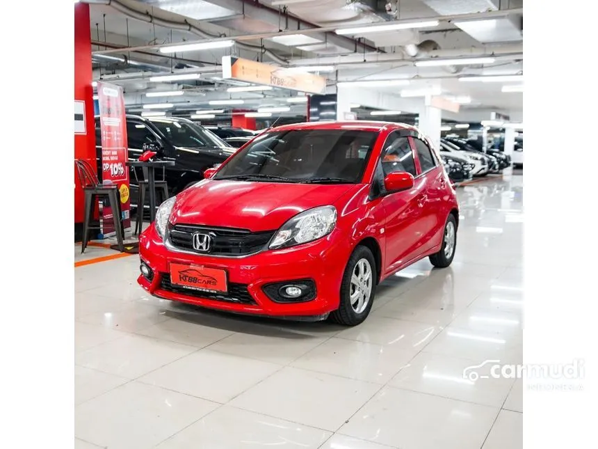 Jual Mobil Honda Brio 2018 Satya E 1.2 di DKI Jakarta Automatic Hatchback Merah Rp 124.000.000