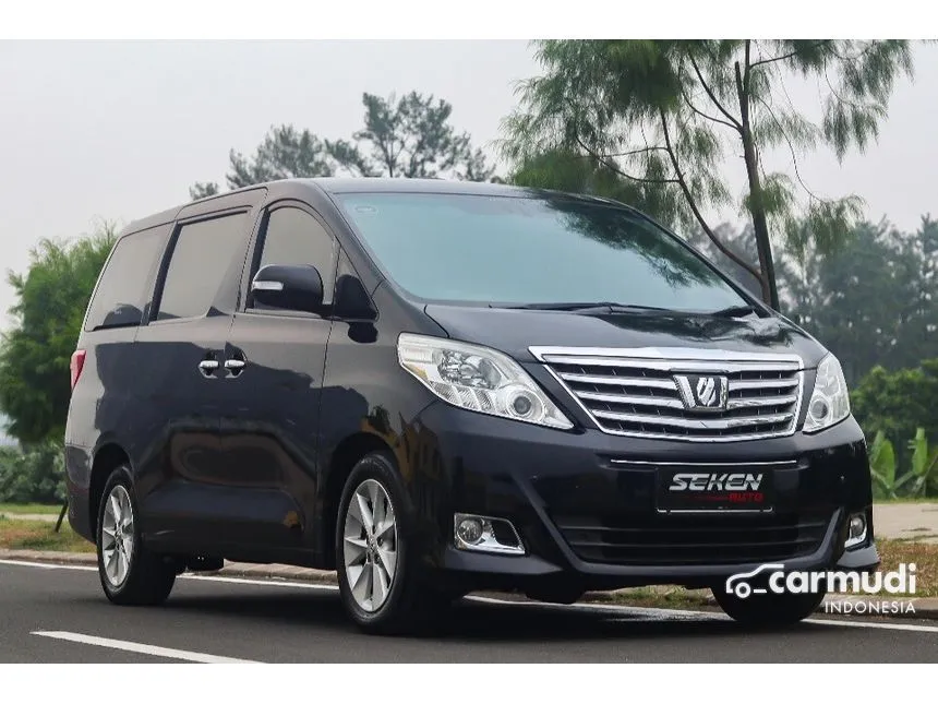 Jual Mobil Toyota Alphard 2012 G 2.4 di DKI Jakarta Automatic MPV Hitam Rp 275.000.000