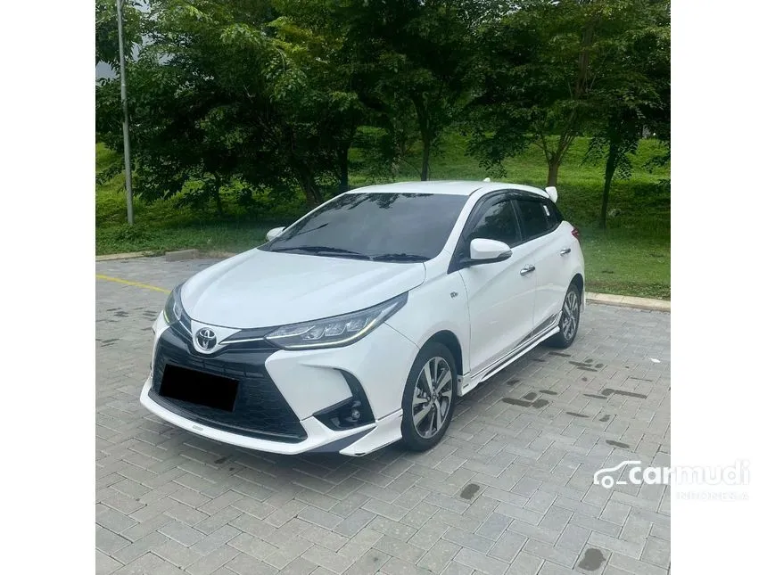 Jual Mobil Toyota Yaris 2022 GR Sport 7 AB 1.5 di Banten Automatic Hatchback Putih Rp 230.000.000