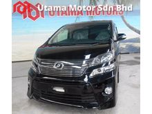 MERDEKA SALES SAVE UP TO RM90K 2012 Toyota Vellfire 2.4 ZG