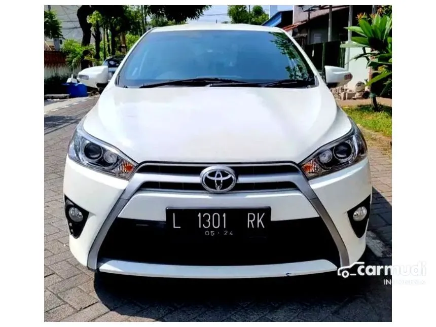 Jual Mobil Toyota Yaris 2014 G 1.5 di Jawa Timur Manual Hatchback Putih Rp 145.000.000