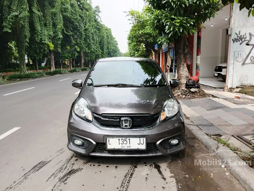 Jual Mobil Honda Brio 2018 E 1.2 di Jawa Timur Automatic Hatchback Abu