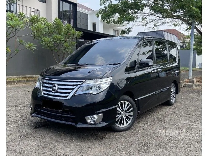 Jual Mobil Nissan Serena 2017 Highway Star 2.0 di Banten Automatic MPV Hitam Rp 212.000.000