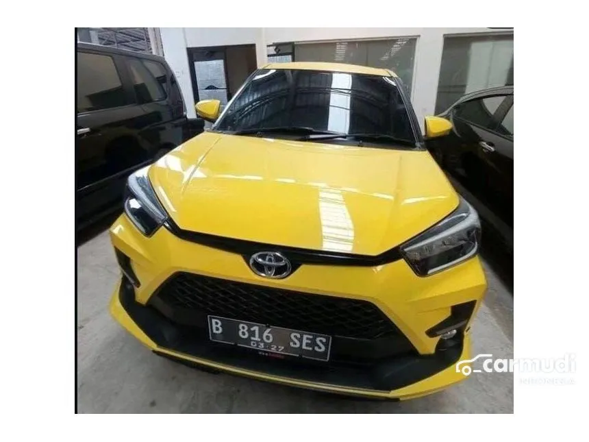 Jual Mobil Toyota Raize 2021 GR Sport 1.0 di Jawa Barat Automatic Wagon Kuning Rp 199.000.000