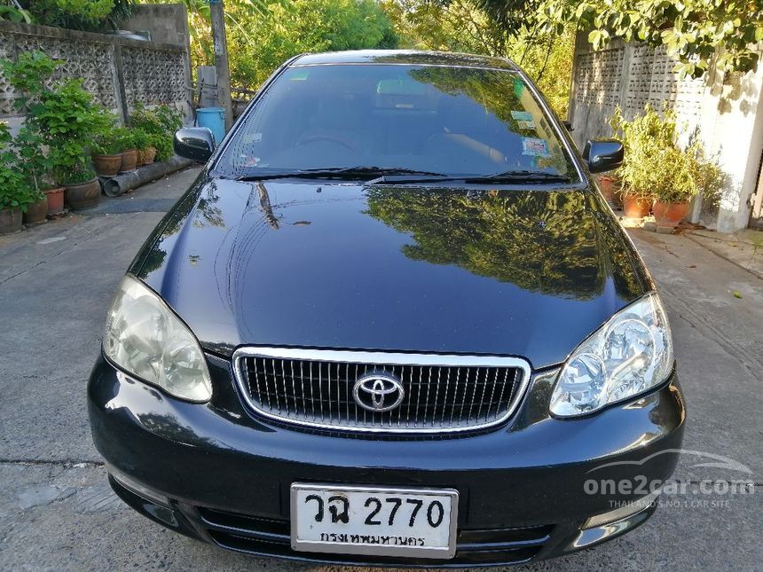 Toyota Corolla Altis 2002 G 1.8 in กรุงเทพและปริมณฑล Automatic Sedan สีดำ for 100,000 Baht