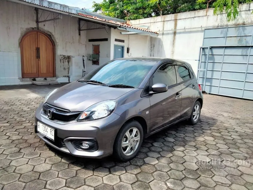 Jual Mobil Honda Brio 2017 Satya E 1.2 di Jawa Tengah Manual Hatchback Abu