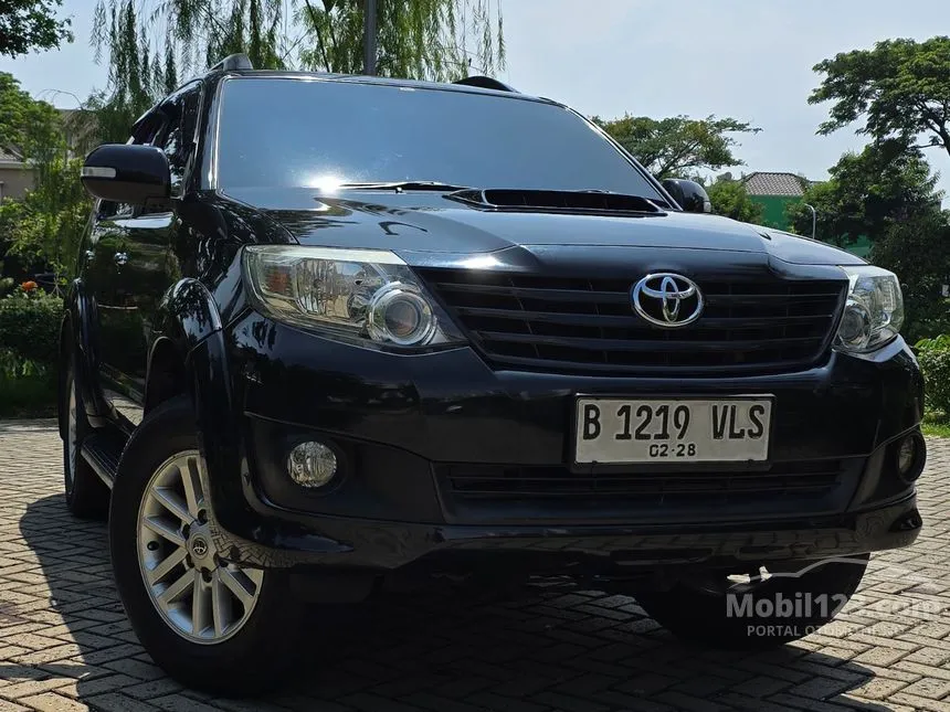 Jual Mobil Toyota Fortuner 2013 G 2.5 di DKI Jakarta Automatic SUV Hitam Rp 250.000.000