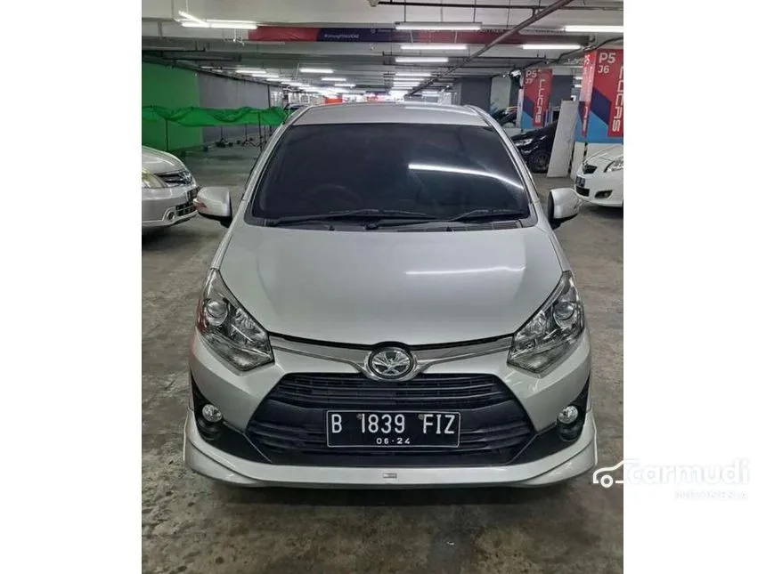 Jual Mobil Toyota Agya 2019 TRD 1.2 di Jawa Barat Manual Hatchback Silver Rp 103.000.000