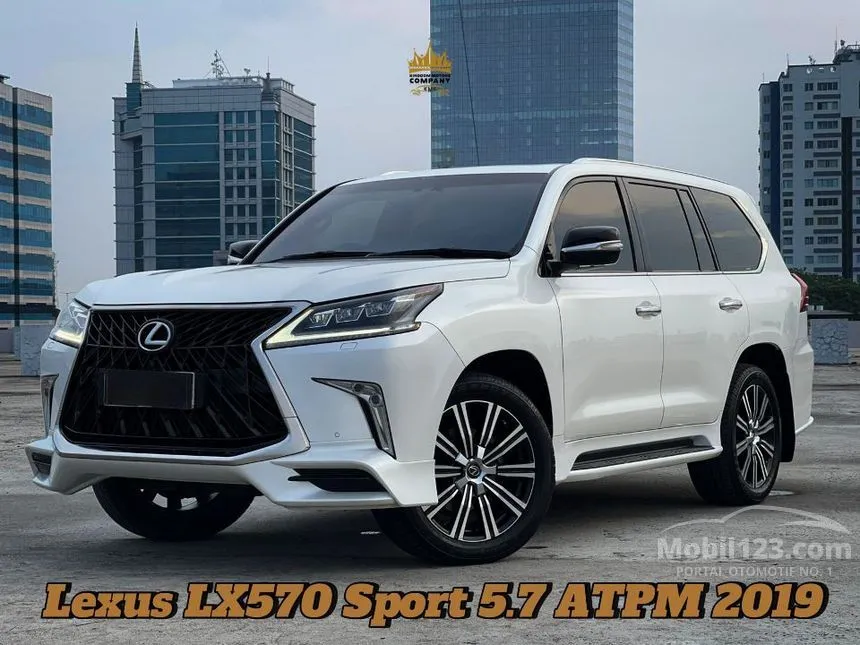 Jual Mobil Lexus LX570 2019 Sport 5.7 di Banten Automatic SUV Putih Rp 1.195.000.000
