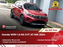 2024 Honda WR-V 1.5 RS Honda Sensing SUV CVT AT 2024/2025 [ GARANSI 5TH ]
