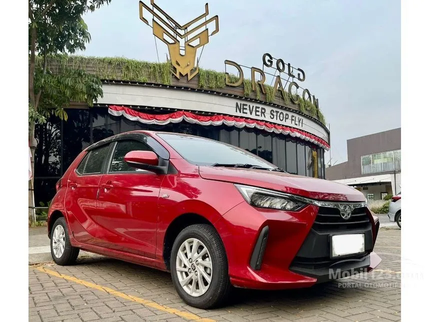 Jual Mobil Toyota Agya 2024 G 1.2 di Banten Automatic Hatchback Merah Rp 154.500.000