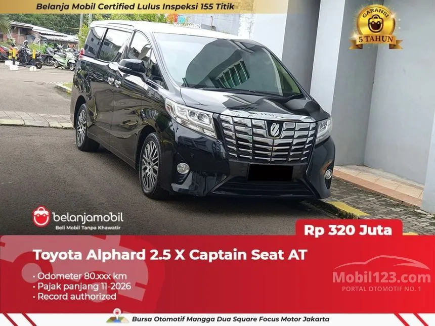 2015 Toyota Alphard X MPV