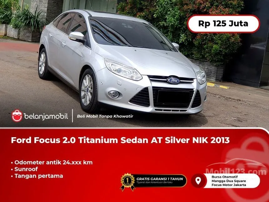 Jual Mobil Ford Focus 2013 Titanium 2.0 di DKI Jakarta Automatic Sedan Silver Rp 125.000.000