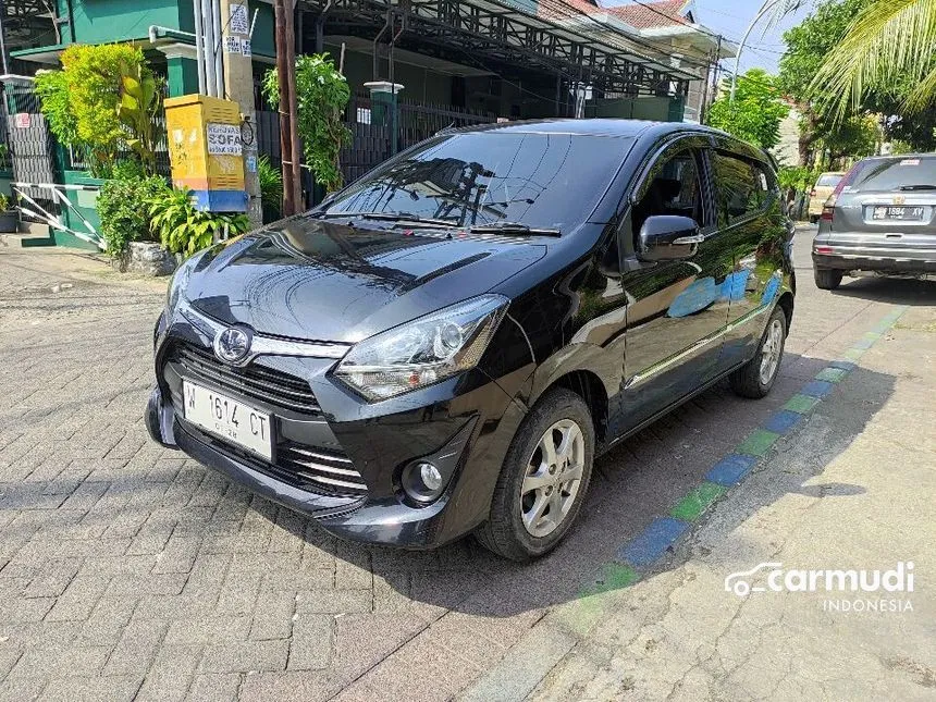 Jual Mobil Toyota Agya 2017 G 1.0 di Jawa Timur Manual Hatchback Hitam Rp 115.000.000