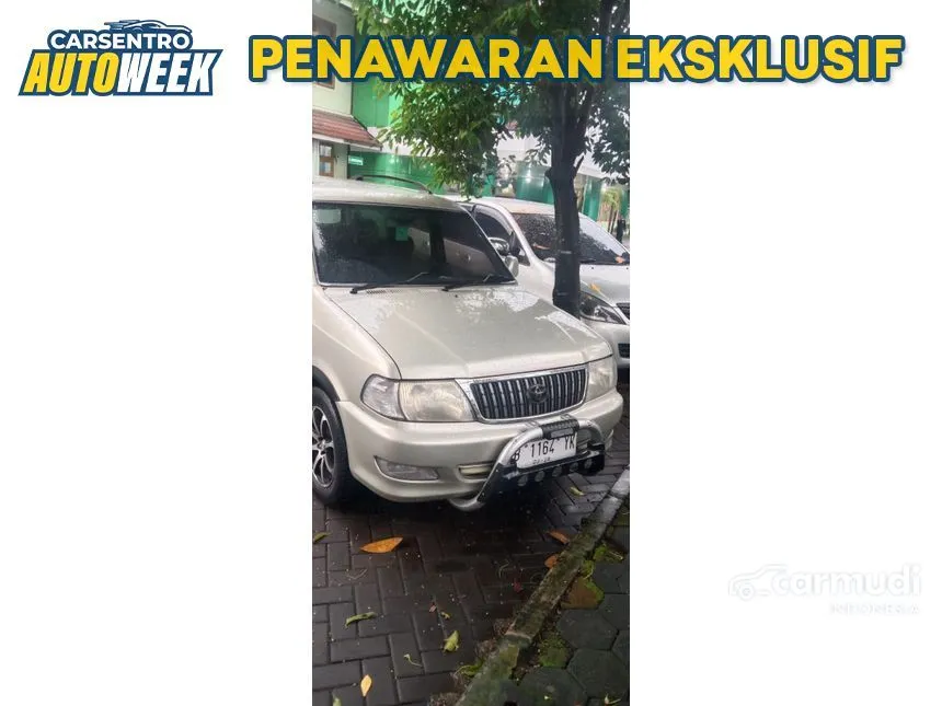 Jual Mobil Toyota Kijang 2001 Minibus GL Long (LGX) 2.0 di Yogyakarta Manual MPV Silver Rp 80.000.000