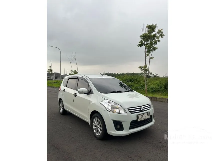 Jual Mobil Suzuki Ertiga 2014 GX 1.4 di Jawa Timur Automatic MPV Putih Rp 139.000.000