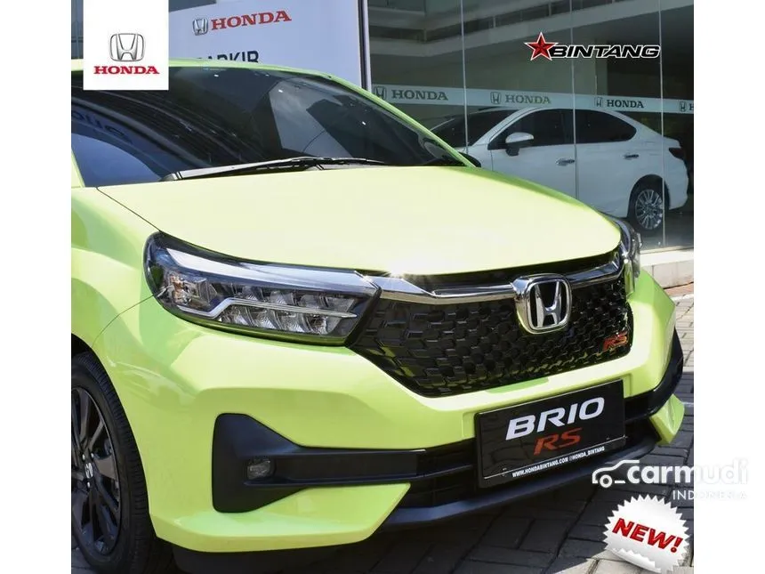Jual Mobil Honda Brio 2024 RS 1.2 di Banten Automatic Hatchback Kuning Rp 210.000.000