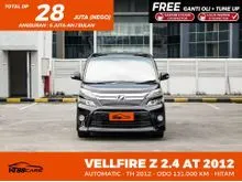 2012 Toyota Vellfire 2.4 Z MPV