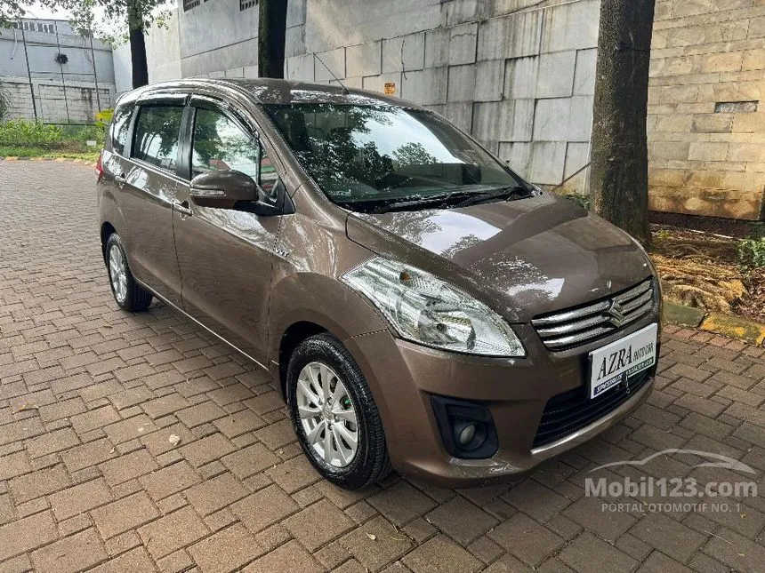 Jual Mobil Suzuki Ertiga 2014 GX 1.4 di Banten Manual MPV Coklat Rp 131.000.000