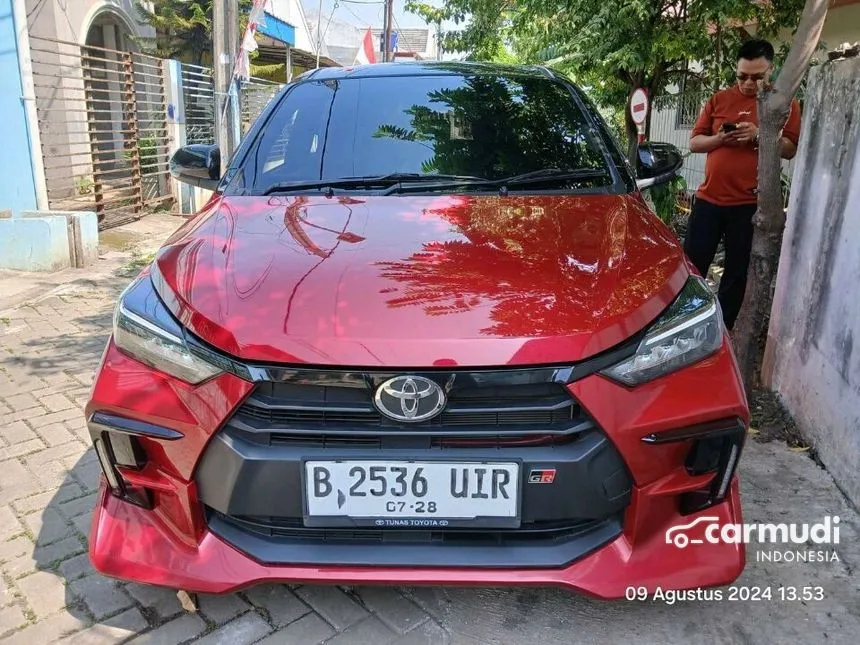Jual Mobil Toyota Agya 2023 GR Sport 1.2 di Jawa Barat Automatic Hatchback Merah Rp 193.000.000